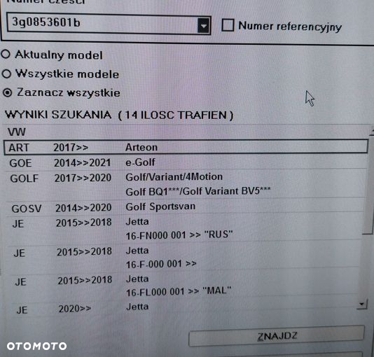 VW T-CROSS 2021 EMBLEMAT ZNACZEK LOGO 3G0853601B - 6