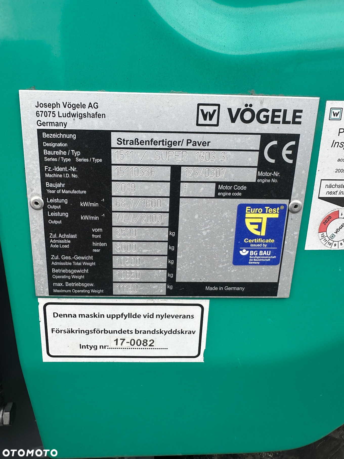 Vogele SUPER 1303-3i Roscielacz asfaltu układarka masy bitumicznej 1300i - 3