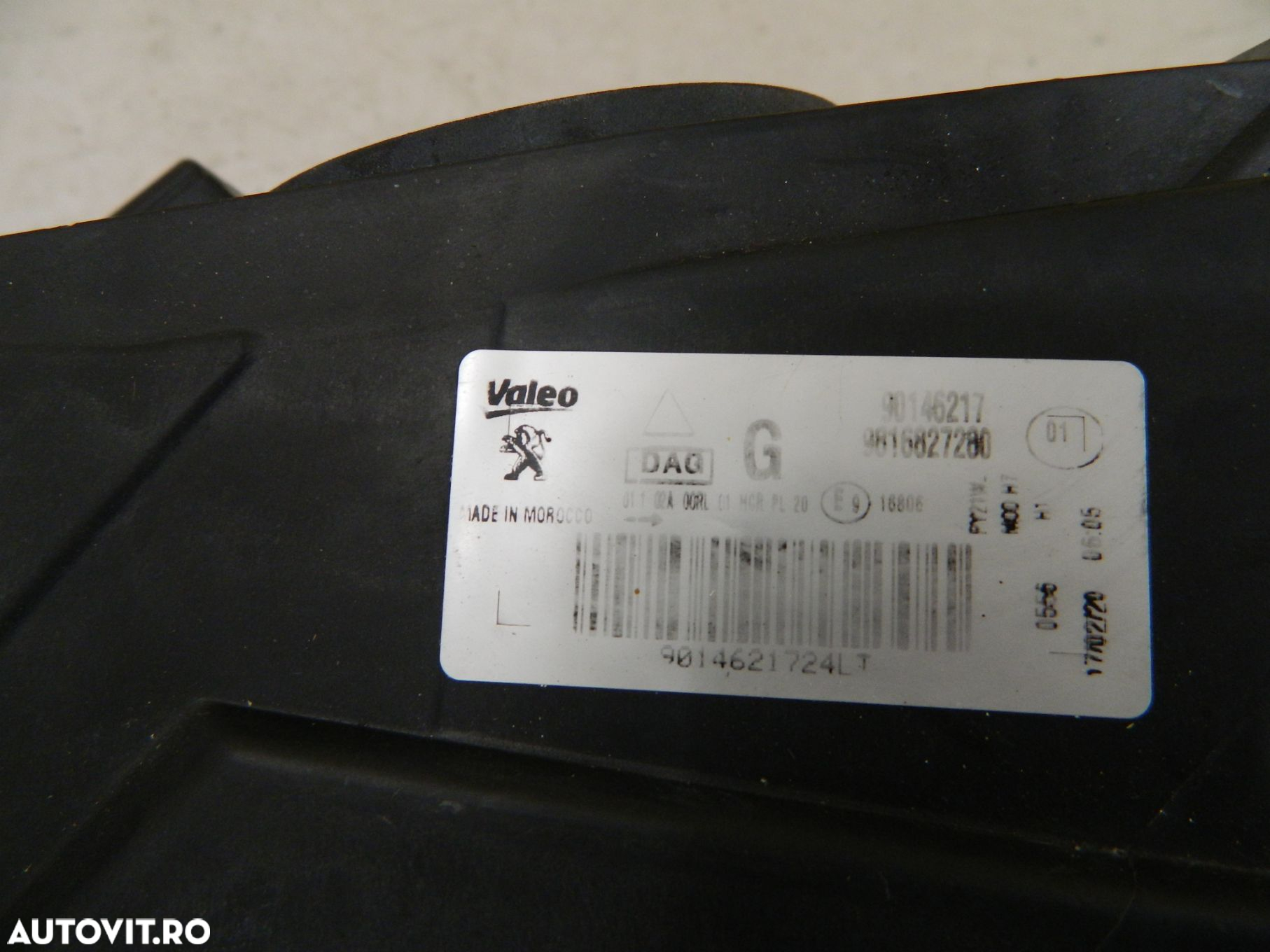 Far stanga Peugeot Rifter Halogen LED, 2018, 2019, 2020, 2021, 2022,cod origine 9816827280. - 5
