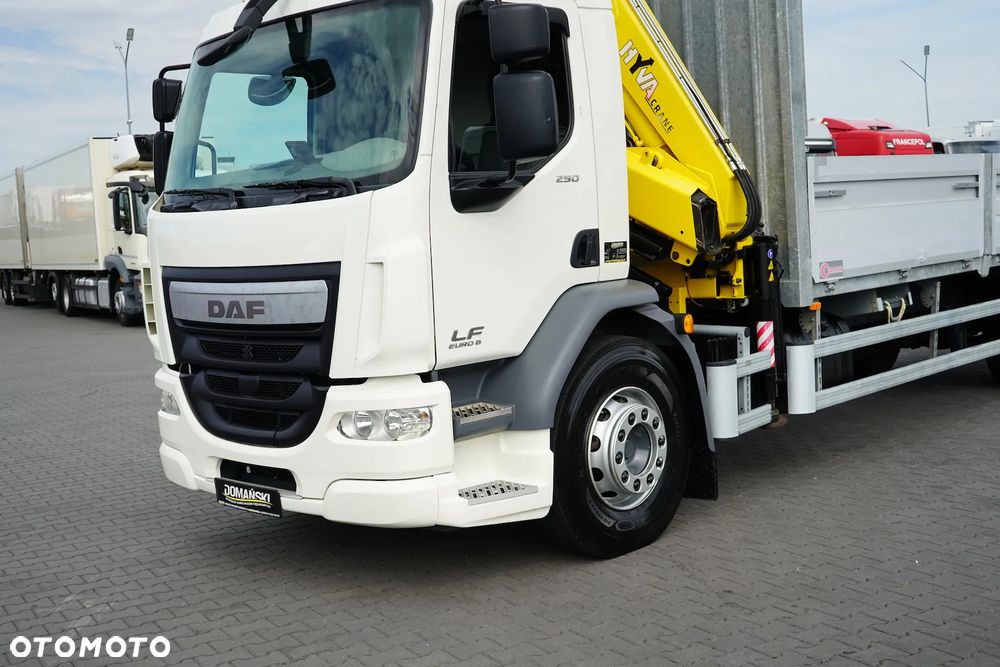 DAF / LF / 250 / SKRZYNIOWY + HDS / HYVA HB-150 / PILOT / ROTATOR - 20