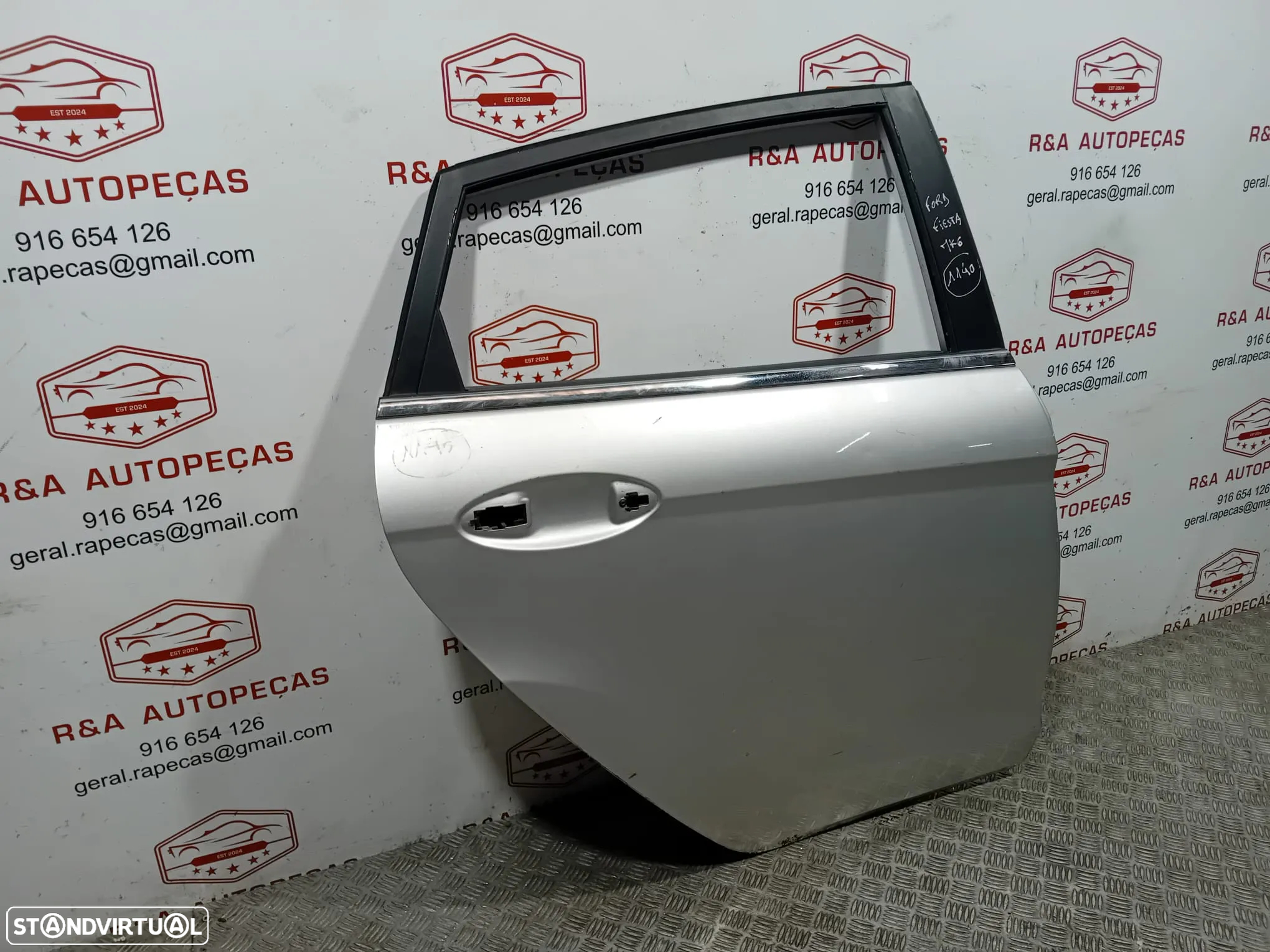 Porta Trás Traseira Direita Ford Fiesta MK6 VI Original - 3