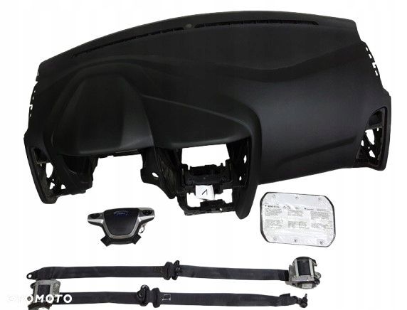 komplet poduszki deska pas pasy ford focus mk3 - 1