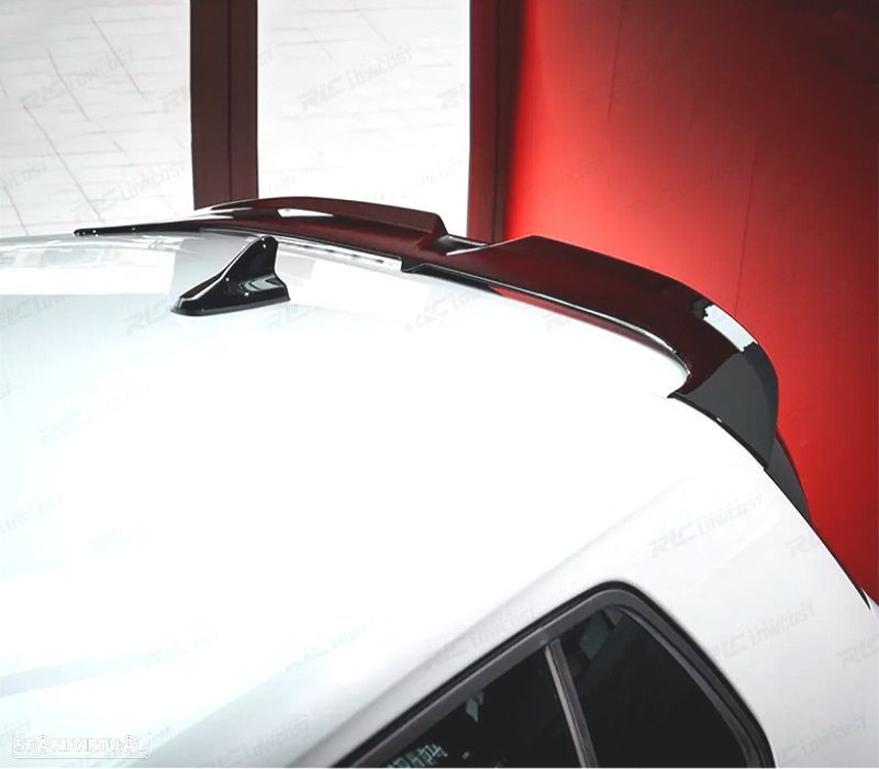 AILERON SPOILER VW GOLF 8 20- LOOK OETTINGER PRETO BRILHANTE - 4