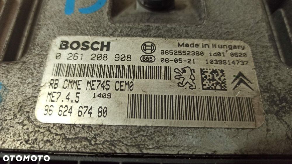 #KOMPUTER CITROEN XSARA PICASSO 1.6 16V nr 9662467480 - 4