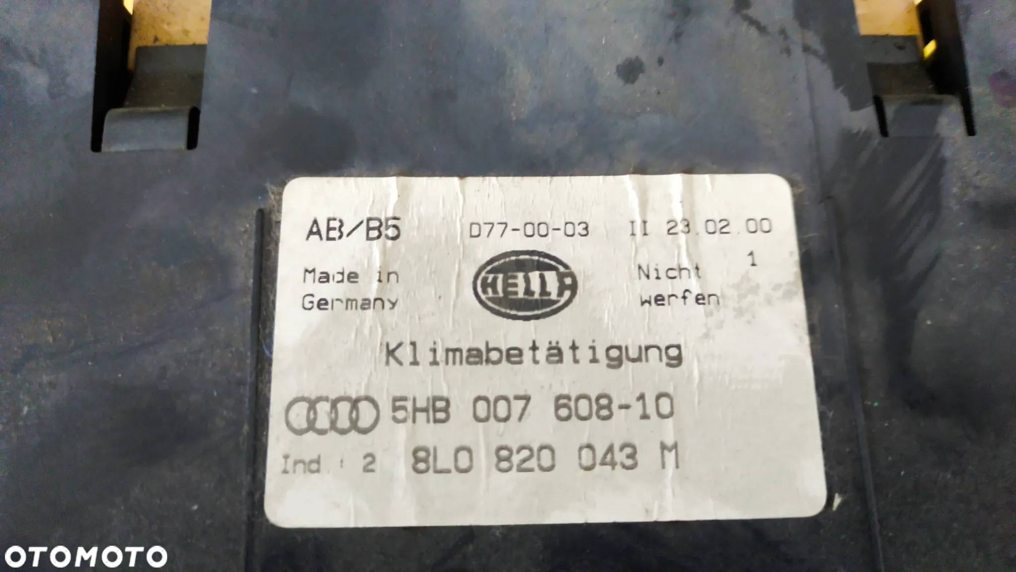 PANEL NAWIEWU 8L0820043M Audi A3 - 2