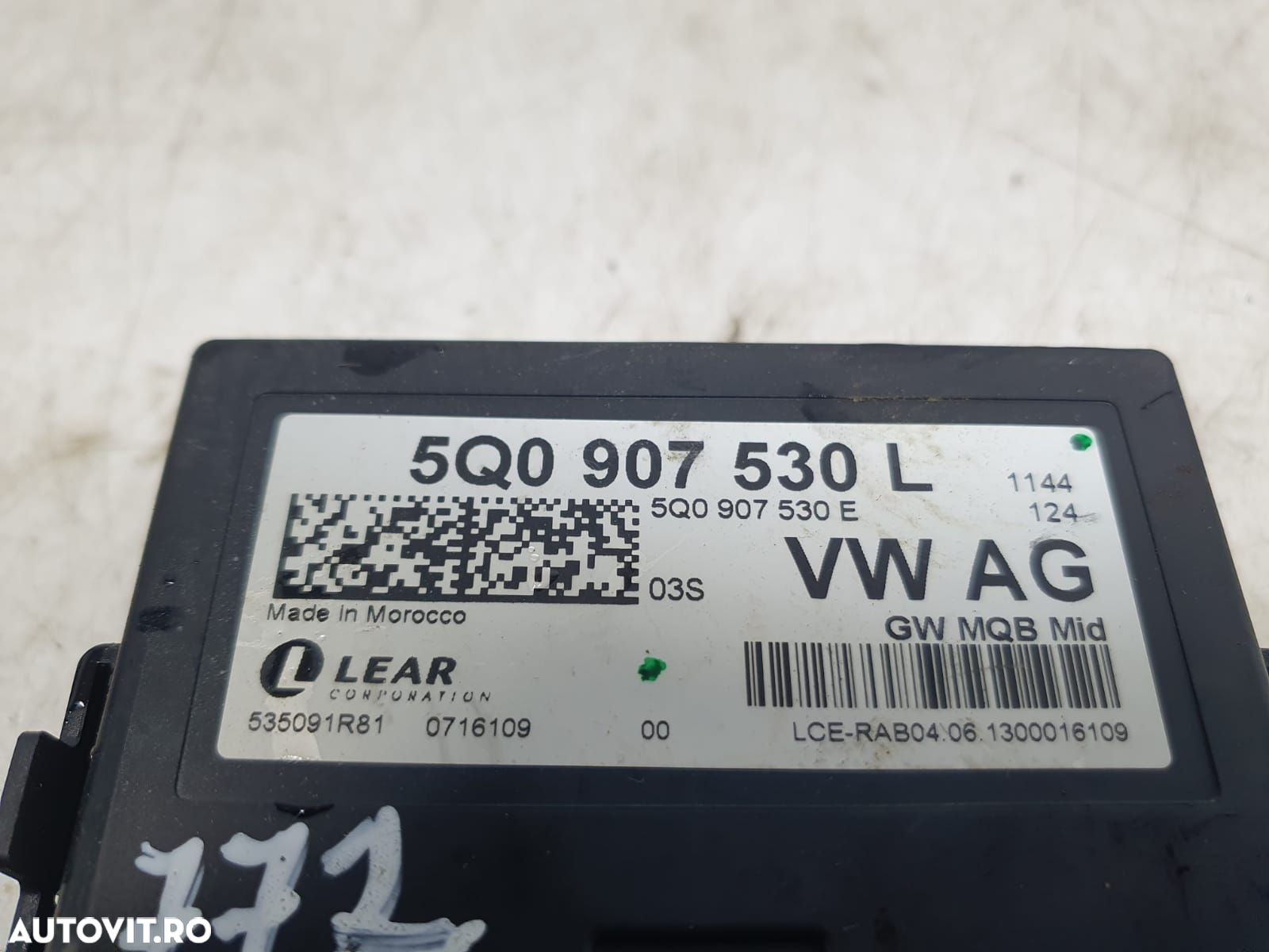 Modul confort 5q0907530L Skoda Octavia 3 [2013 - 2017] - 3