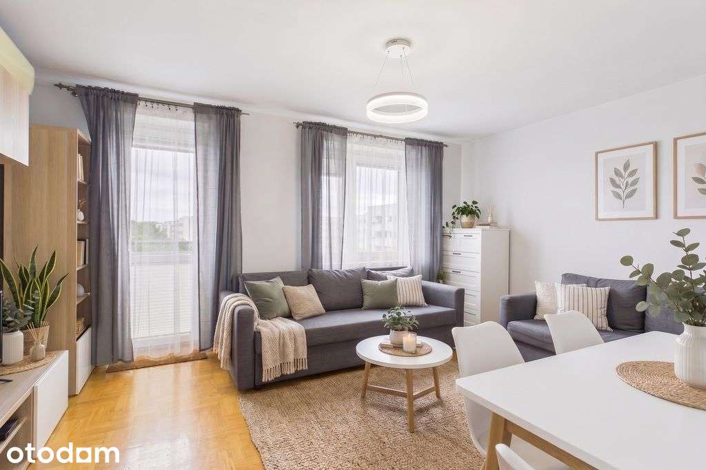 Komfortowe, 2-pokojowe mieszkanie 54 m² | Balkon
