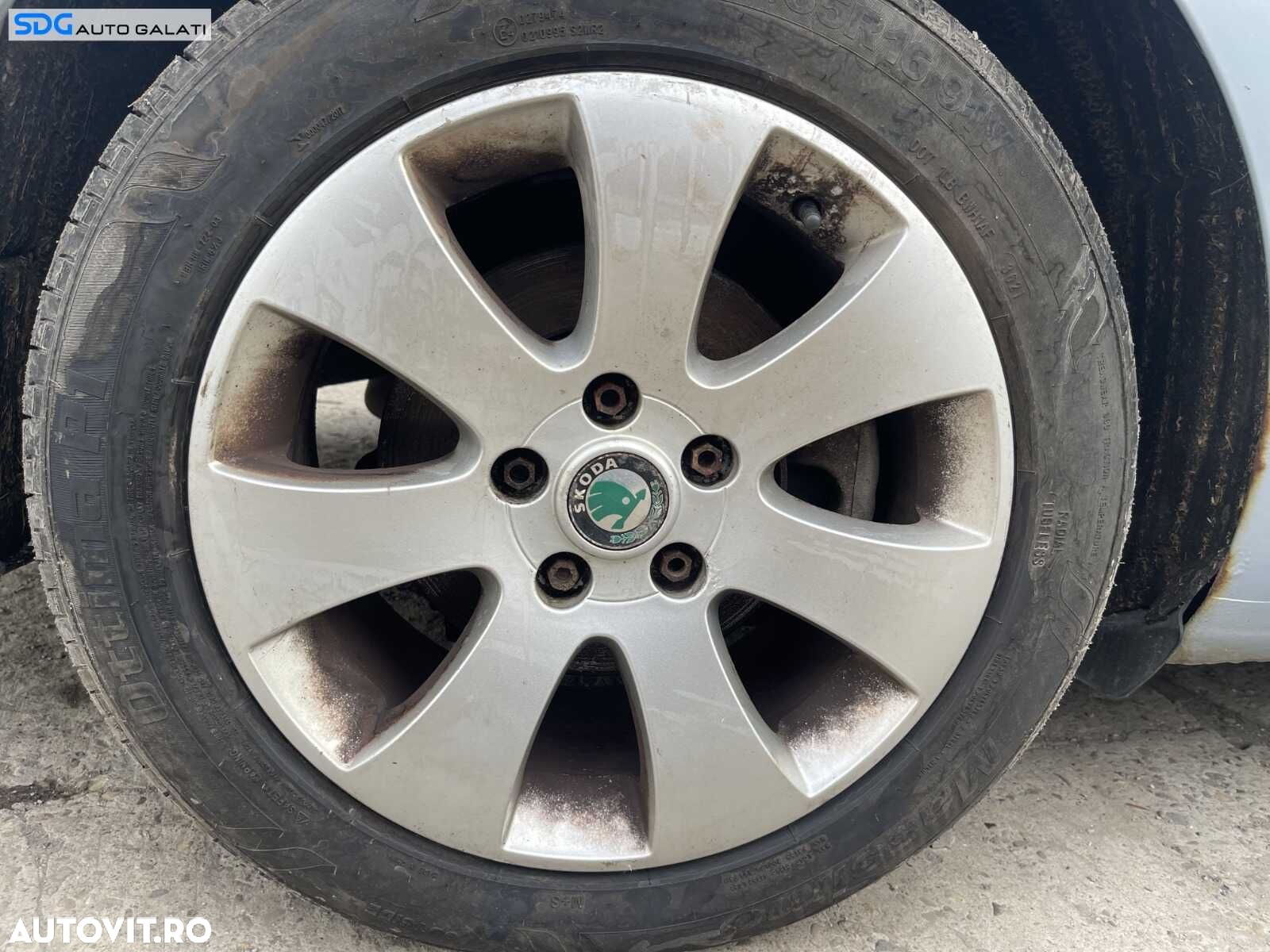 Roata Janta Rezerva Aliaj SPECTRUM 205 55 16 R16 5x112 Seat Altea 2004 - 2013 Cod 3T0601025 rr2sdg20 - 1