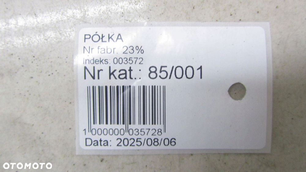 SUZUKI VITARA III PÓŁKA BAGAŻNIKA 14- - 4