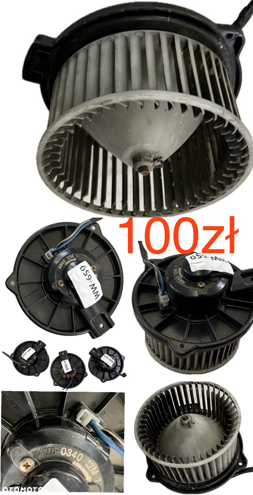 Wentylator dmuchawa nagrzewnicy Fiat Punto I 93-99r Toyota Rav-4 Yaris 95-06r Ypsilon 96-00r Ypsilon II 03-11r Astra H III 04-14r BMW 3 E81 E82 E87 E90 Opel Combo IV 2018r-> Peugeot 3008 Expert 2018r-> Citroen Jumpy II 2018r-> Toyota Proace 2018r-> Mercedes W204 W212 C207 GLX 08-18r  Oryginał - 3