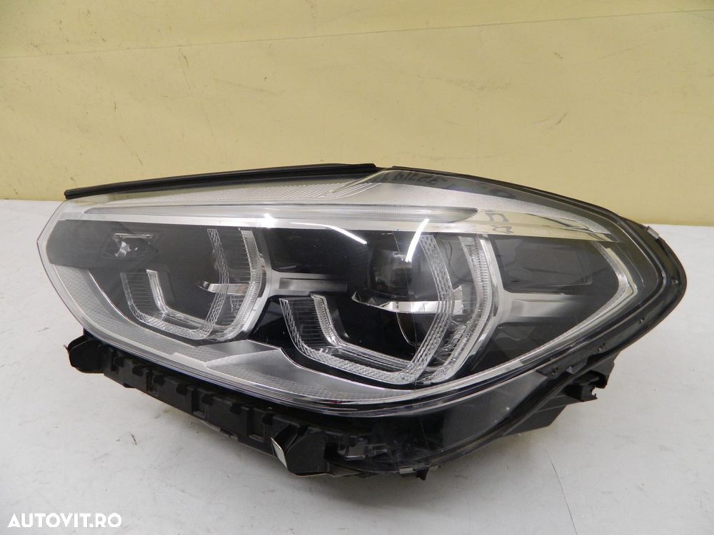 Far stanga BMW X3 / X4 G01 G02 Full LED Adaptive, 2021, 2022, 2023, cod origine 8739653-02. - 4