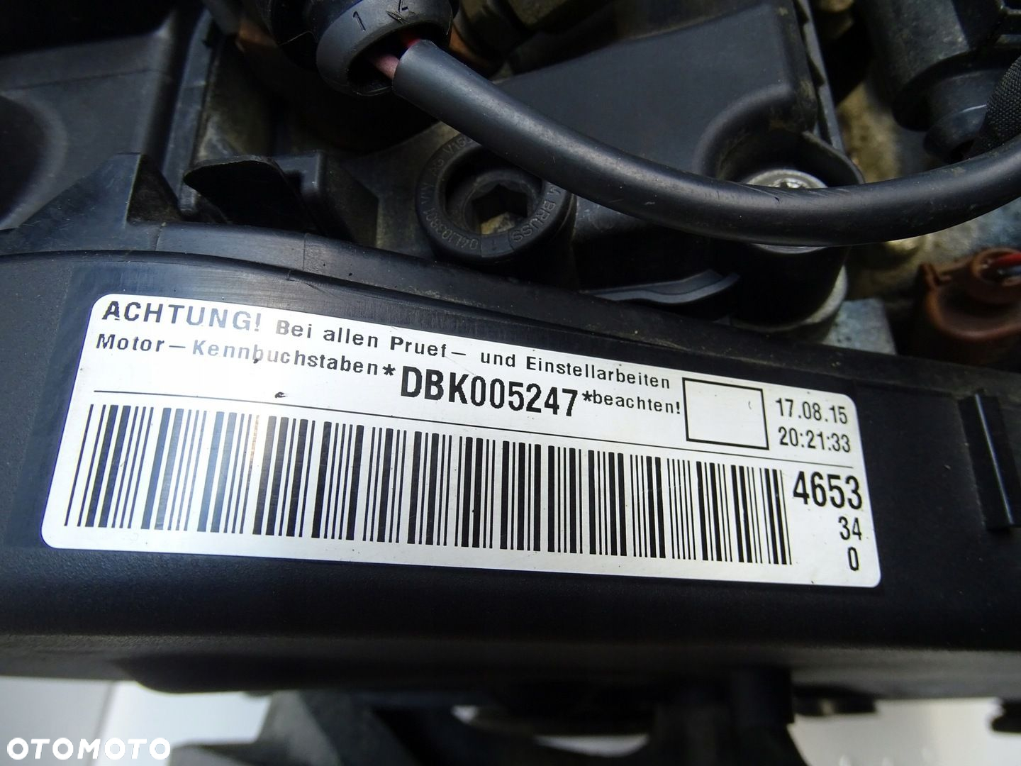 SILNIK DBK 1.6 TDI OCTAVIA III AUDI A3 8V Q2 LEON III PASSAT B8 KOMPLETNY - 11