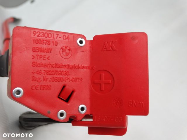 BMW X3 F25 klema akumulatora plus plusowa pirotechniczna 9230017 - 4