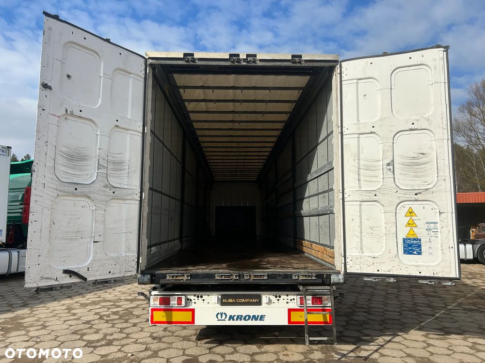 Krone FIRANKA / NOWE OPONY DUNLOP / OŚ PODNOSZONA / BARDZO ŁADNA RAMA / OSIE KRONE / DWA KOŁA ZAPASOWE / NACZEPA 2018 ROK !! - 34