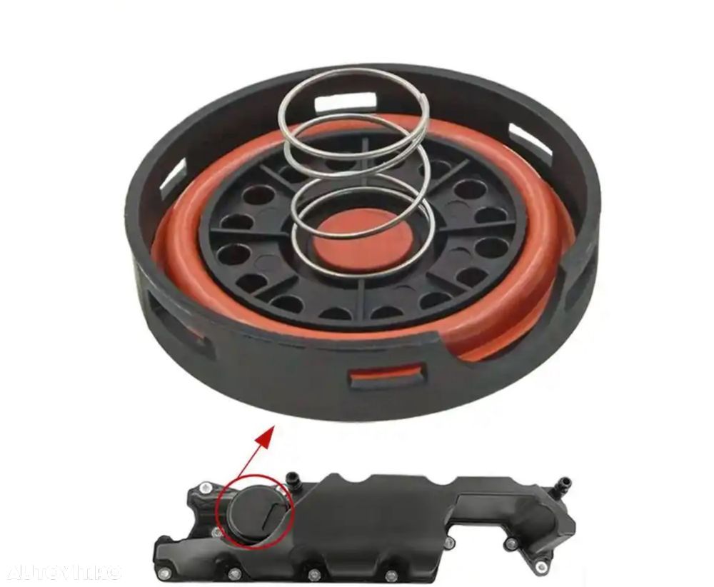 Valva Supapa PCV Capac Culbutori Volvo XC60 XC90 S80 Rover Freelander - 1