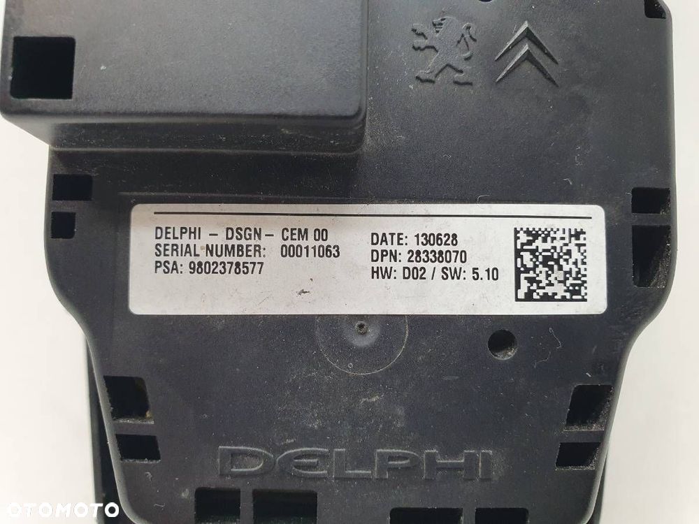 PANEL STEROWANIA RADIA NAVI TELEFONU PEUGEOT 308 I 9802378577 - 5