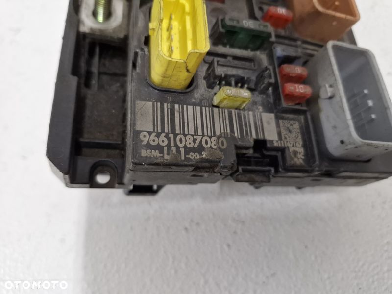 PEUGEOT 307 CC CABRIO SKRZYNKA BEZPIECZNIKÓW MODUŁ STEROWNIK 9661087080 - 8