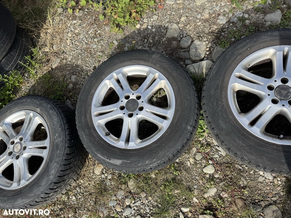 Jante Mercedes Glk 17  4x4 cu cauciucri iarna C E Class - 4