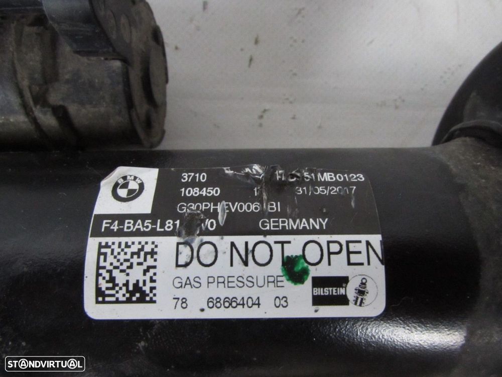 Amortecedor Elétrico "EDC" Direito/Frente Seminovo/ Original BMW 5 (G30, F90) 37... - 4
