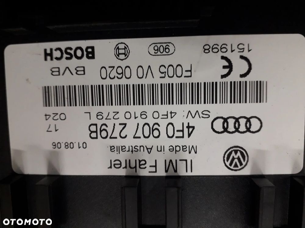 sterownik moduł świateł 4F0907279B A6 C6 2.0 FSI TFSI BPJ - 2
