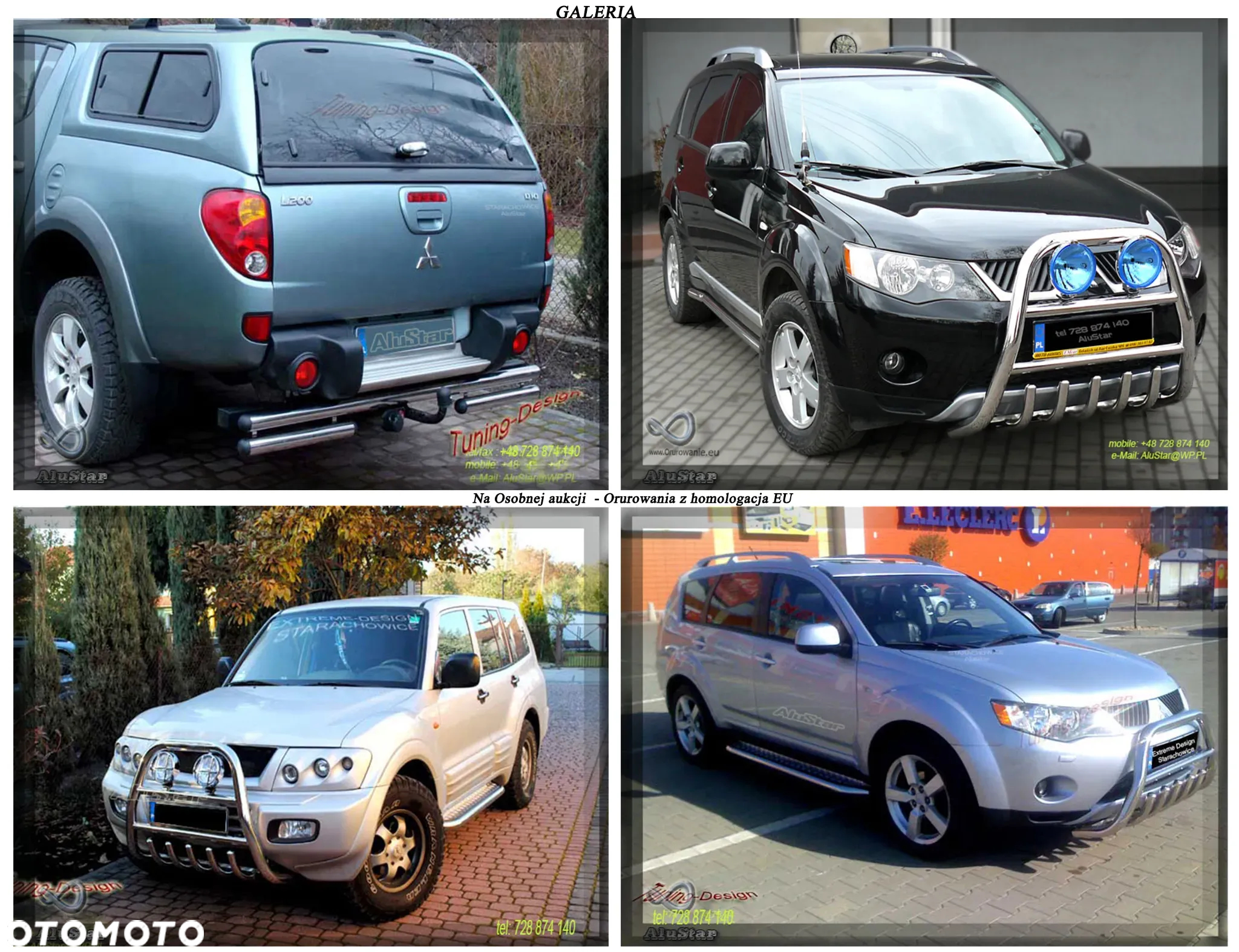 Mitsubishi Outlander Podesty Orurowanie Orurowania - 7