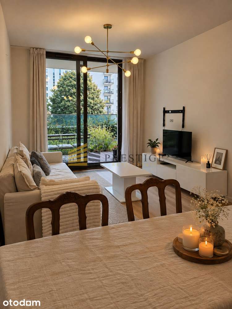 3-pok. apartament z prywatnym ogrodem na tarasie