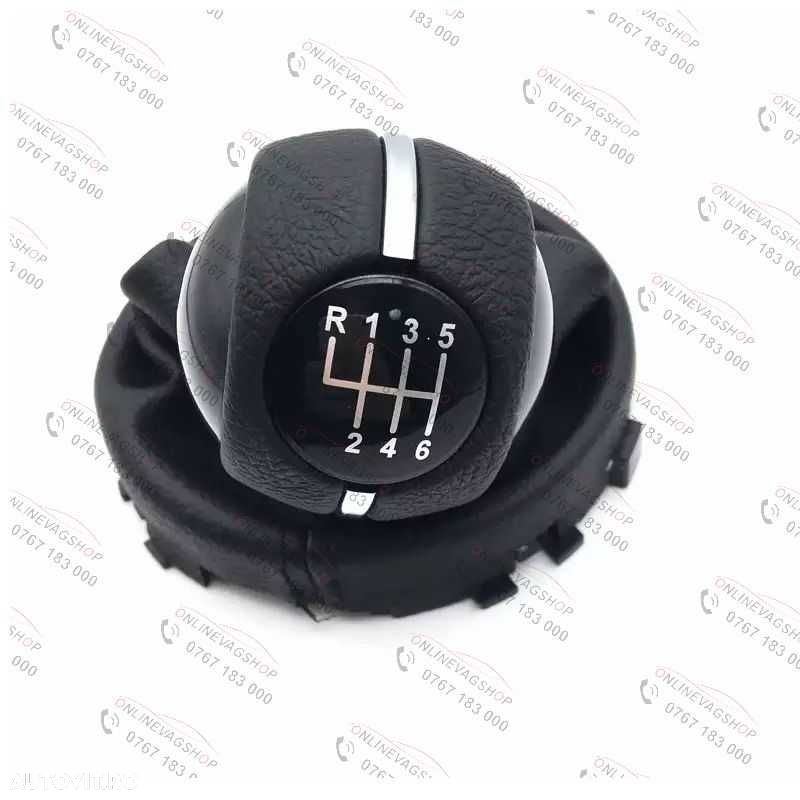 Nuca piele Mini Cooper R55 R56 R57 R58 R59 R60 R61 + manson schimbator - 2