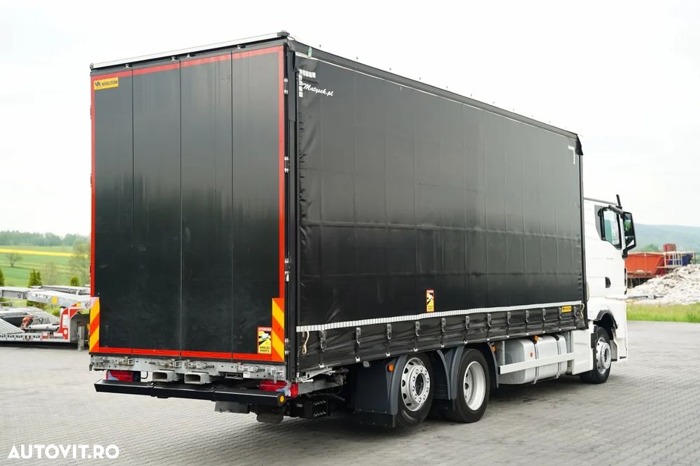 MAN TGX 26.480 / CORTINĂ / SOLO 7.75 M / PUNȚĂ RIDICATĂ / AUTOMATĂ / CAMERĂ / NAVIGAȚIE - 6