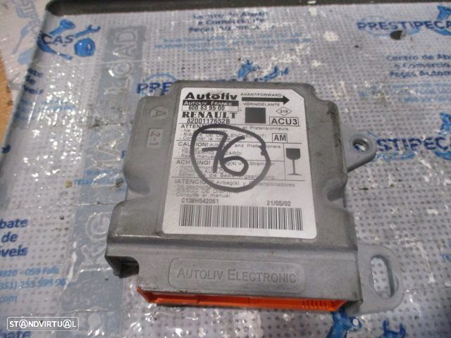 Kit Airbags 8200201495  7700433084G   8200117652B  600639500 RENAULT SCENIC RX4 2002 1.9 DCI 100CV 5P VERDE SEM TABLIER - 8