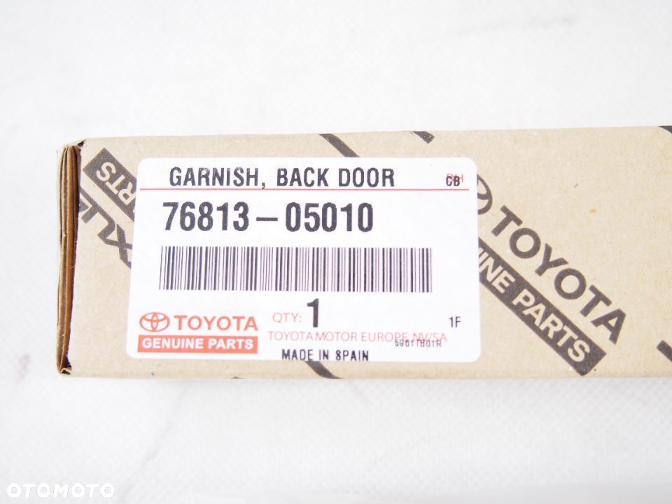 Toyota Avensis III T27 FL Listwa chrom prawa klapy tyl tylnej - 2