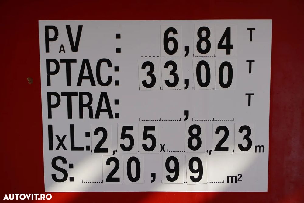 Kaiser BASCULĂ/ 23 m³ / OȚEL / 2 AXE / 100% ANVELOPE - 21