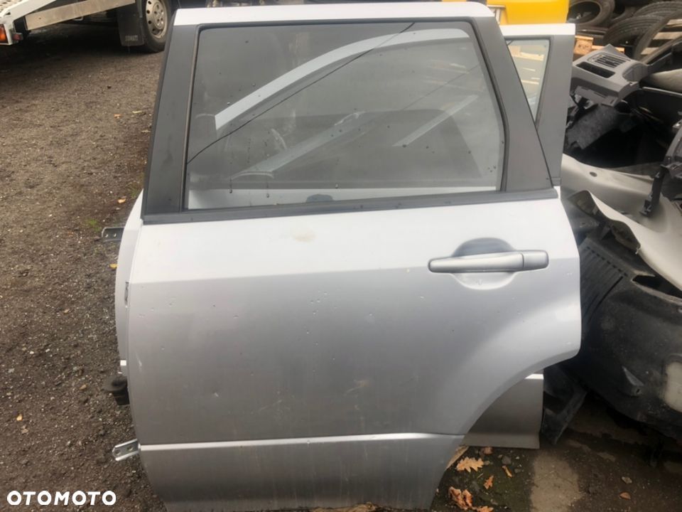 MITSUBISHI OUTLANDER I 03-06 DRZWI LEWY TYŁ SZYBA PODNOŚNIK ZAMEK KLAMKA - 1