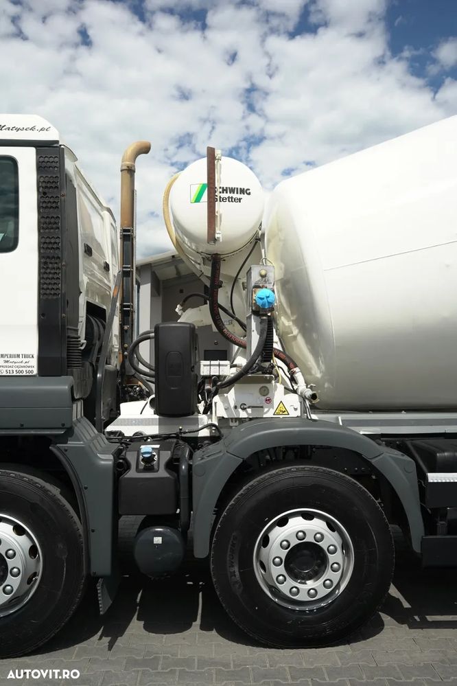 MAN TGS 35.400 / 8x4 / BETONIERĂ / SCHWING STETTER / BETONIERĂ 9 M3 / EURO 5 - 16