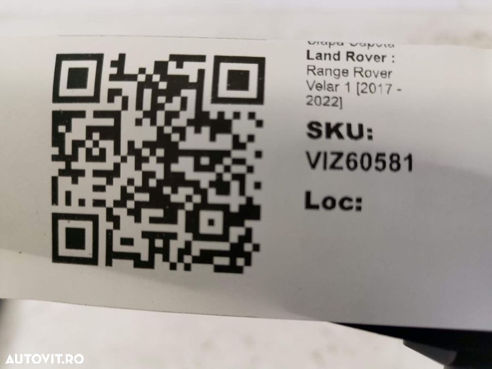 Clapa Capota Land Rover Range Rover Velar 1 2017 2018 2019 2020 2021 2 - 8