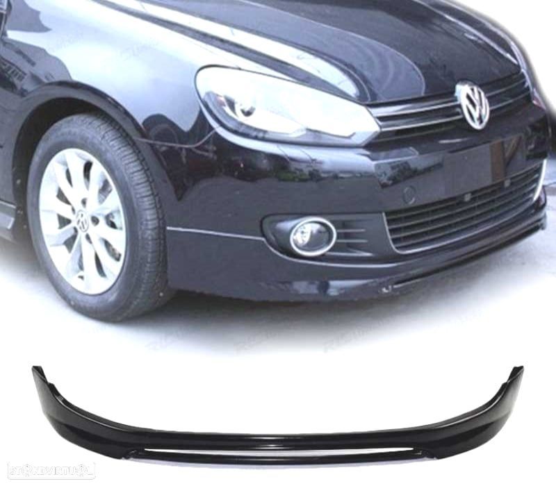 SPOILER LIP FRONTAL VOLKSWAGEN VW GOLF MK6 08-14 ABS - 1