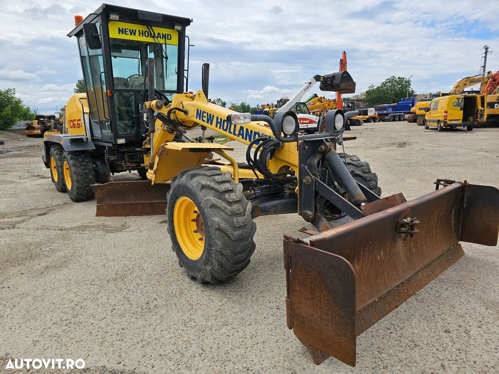 New Holland F106.6 A greder autogreder 6x6 laser complet - 7