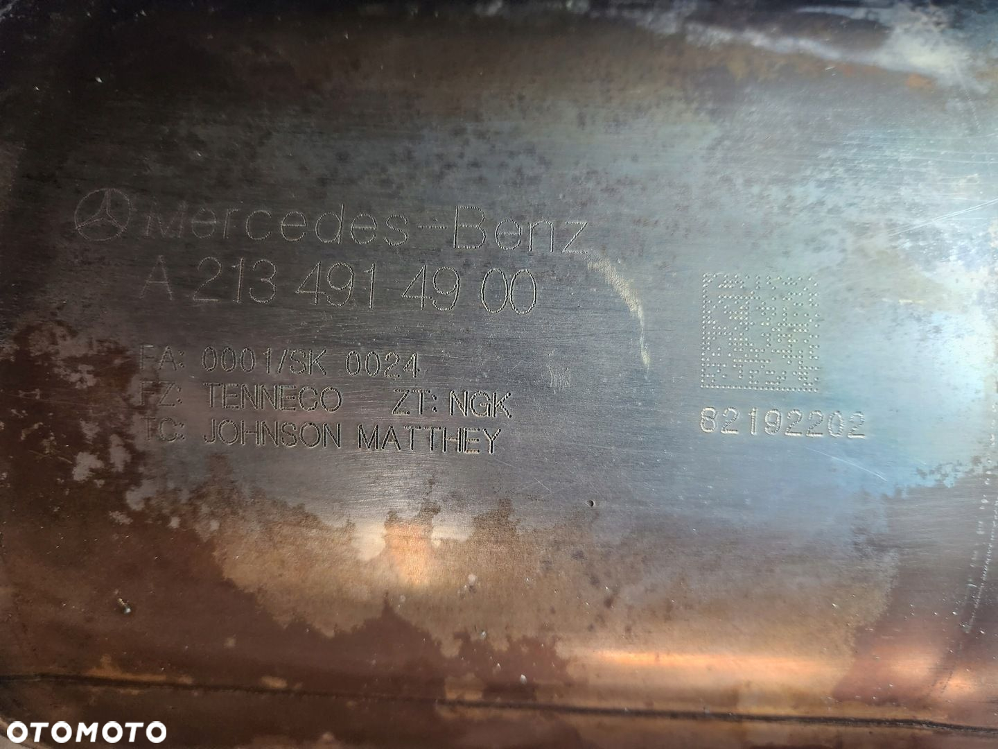 MERCEDES C KLASA W205 2.0CDI KATALIZATOR FILTR CZASTEK STALYCH DPF FAP - 3