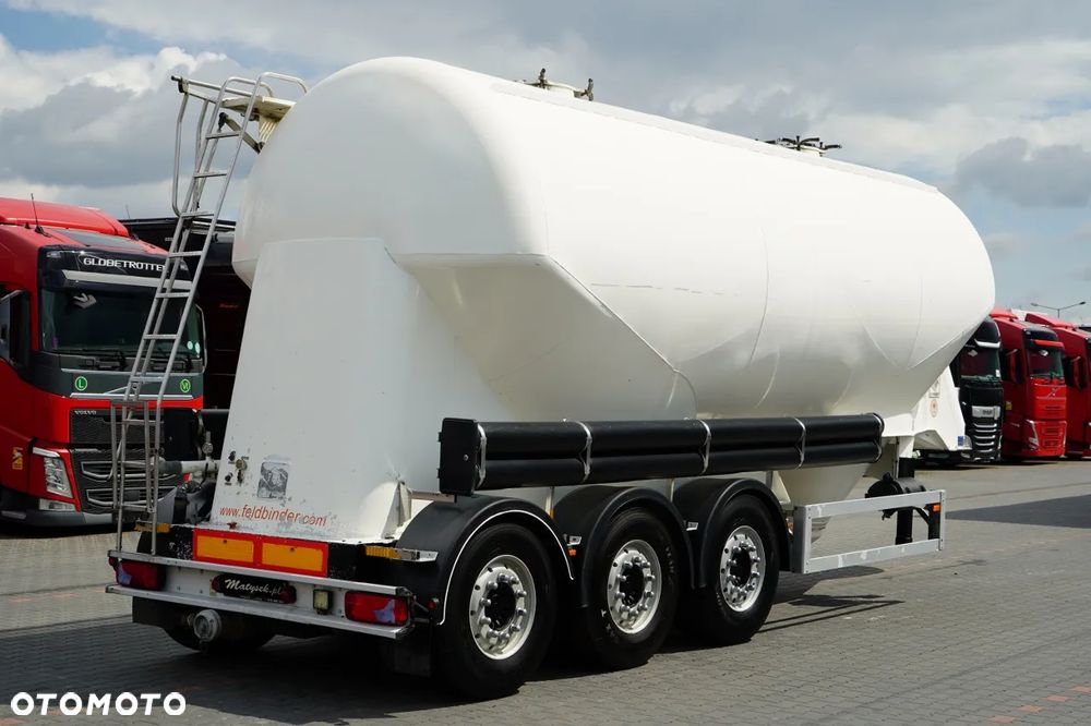 Feldbinder / CEMENTONACZEPA / 2 KOMORY / 37 000 L / SILOS / OSIE SAF / ALUFELGI - 7