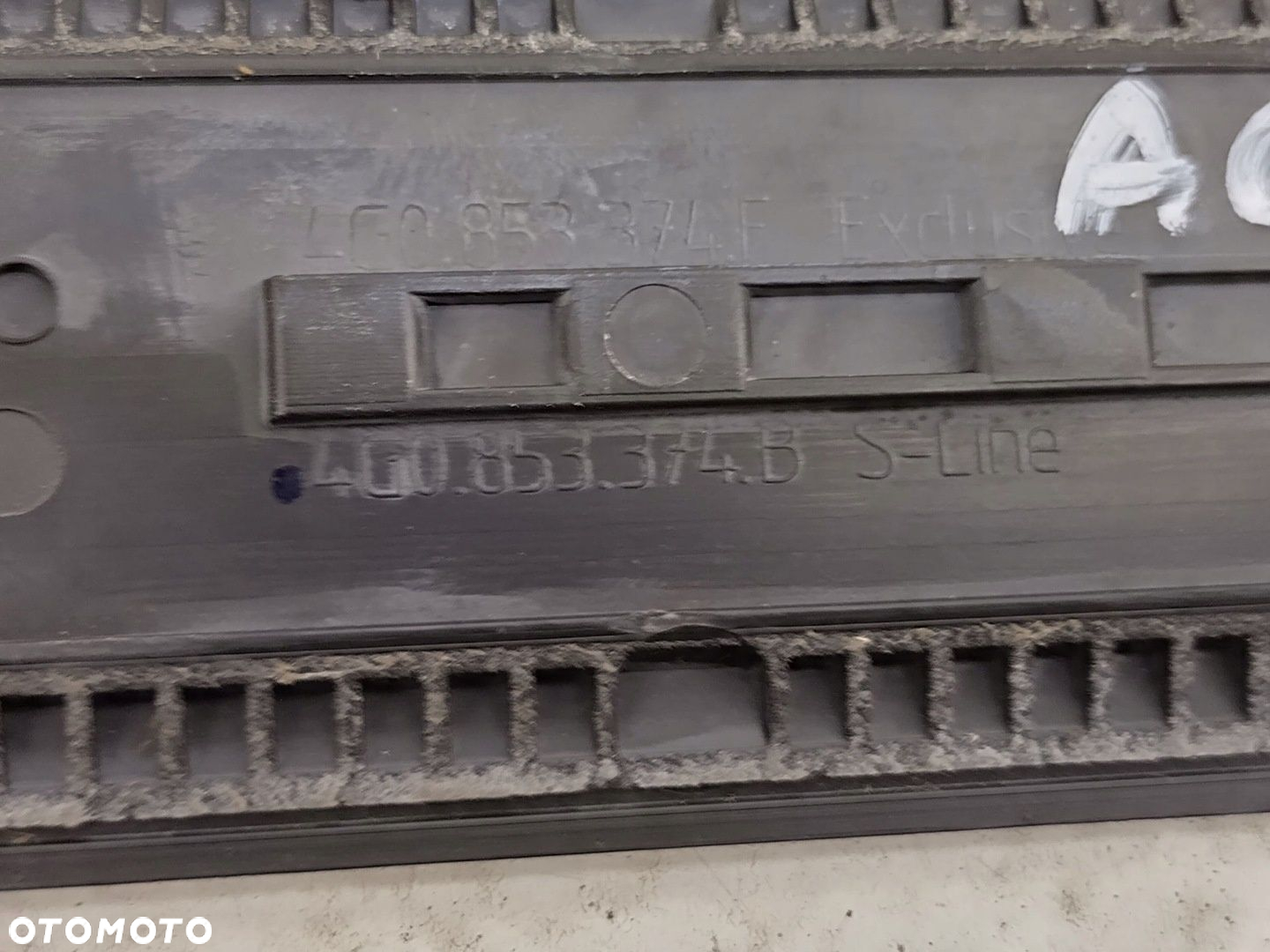 AUDI A6 S6 C7 4G LISTWY NAKŁADKI PROGOWE S-LINE KOMPLET 4G0853375B - 10