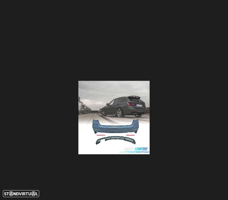 KIT CARROÇARIA BMW F31 TOURING LOOK M PERFORMANCE PDC SAIDA DUPLA - 3