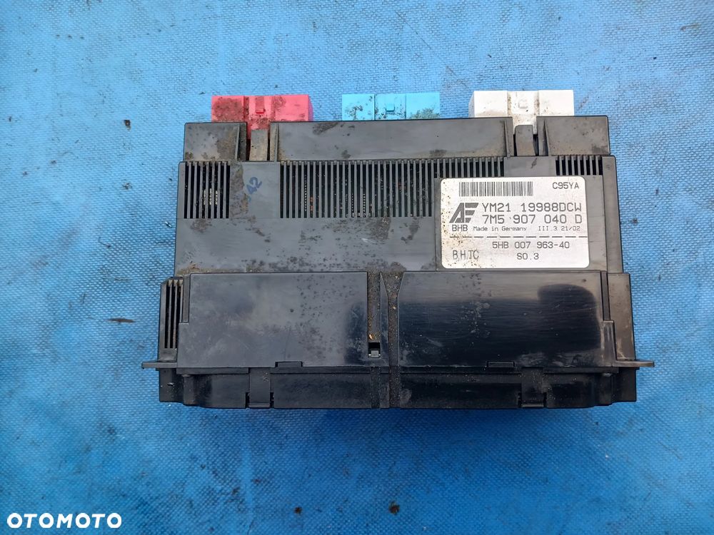 Panel nawiewu klimatyzacji Climatronic Ford Galaxy MK2 FL Seat Alhambra Lift Volkswagen Sharan 99-10 panel sterowania nawiewem 7M5907040D YM2119988DCW 5HB007963-40 - 2