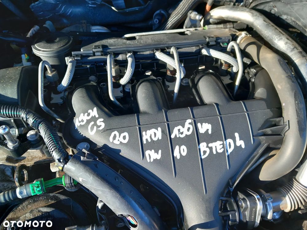CITROEN C5 X7 SILNIK 2.0 HDI 136KM DIESEL OZNACZENIE: DW10BTED4 - 2