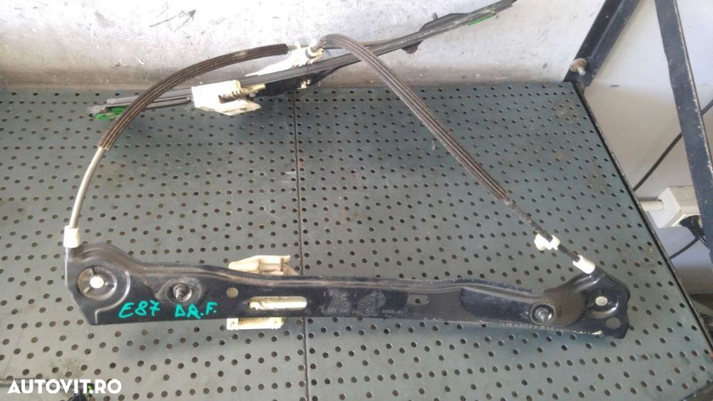 Macara geam electric dreapta fata bmw seria 1 e87 7067796s 7138466e - 3