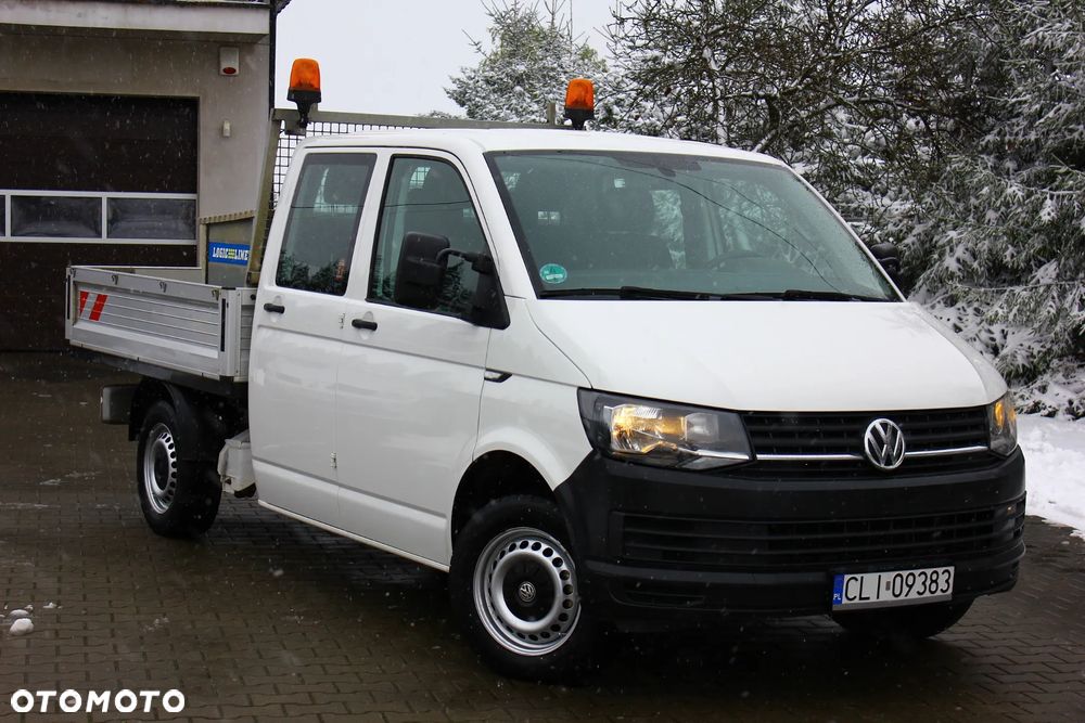 Volkswagen Transporter T6 2.0 TDI 102KM DOKA BRYGADÓWKA 6 OSÓB FV23% - 1