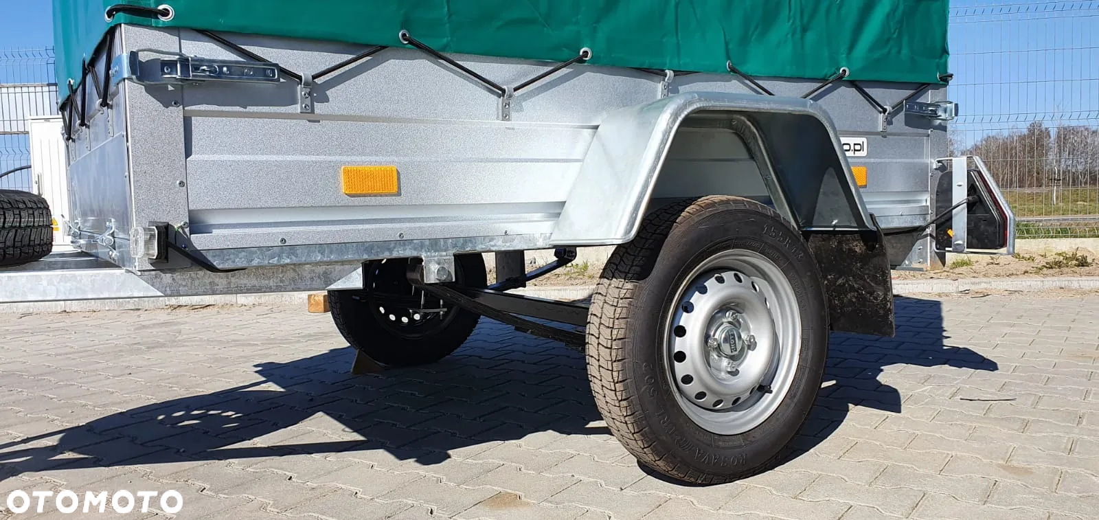 Rydwan Dostawa przyczepka 245x125x130 DMC750kg, stelaż i plandeka RESOR! SOLIDNA I MOCNA - 16