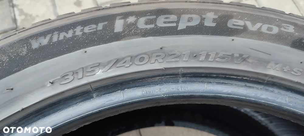 OPONY ZIMOWE 315/40R21 115V HANKOOK WINTER I CEPT EVO 3 (4120) 6mm ZIMA 2 SZTUKI PARA - 4