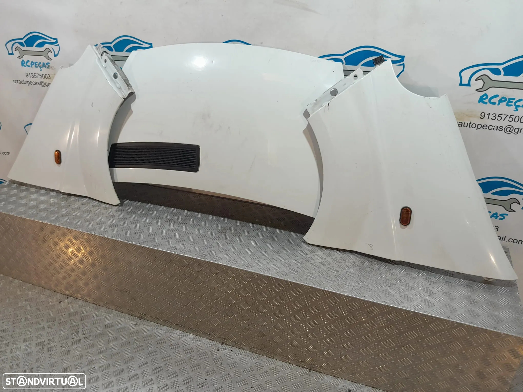 FRENTE COMPLETA OPEL VIVARO A X83 CAPOT PARACHOQUES GUARDA-LAMAS OTICAS RADIADOR VENTILADOR FRENTE FIBRA REFORÇO - 18