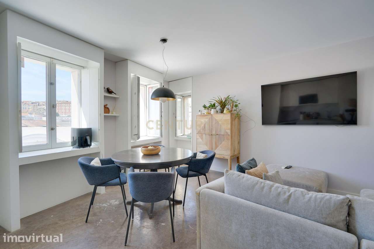 Apartamento T1 com Varanda e Vista Panorâmica em Lisboa - Grande imagem: 3/22
