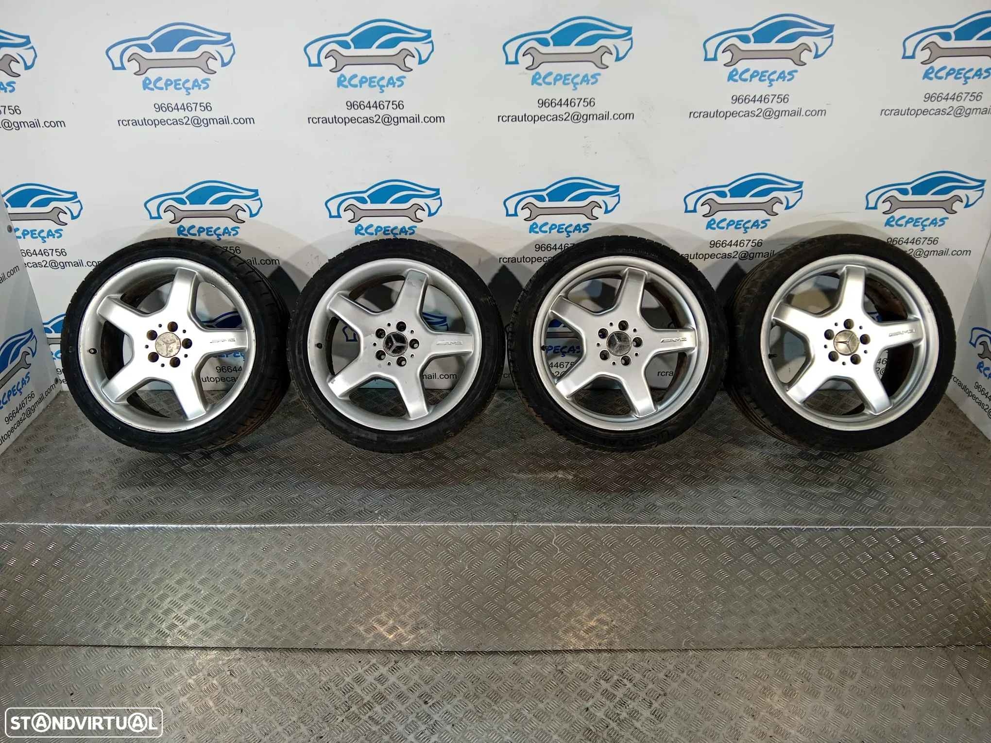 .Jantes 19 Mercedes AMG originais Class CL W215 8,5Jx19 ET44 9,5Jx19 ET46 - 4