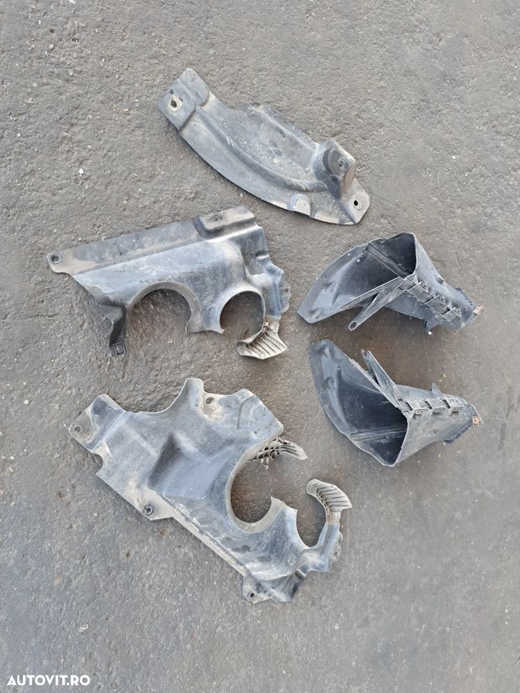 Tub ghidaj aer discuri frana stg dr fata Scut motor stg dr Scut motor central Originale BMW E90 lci E91 lci - 1